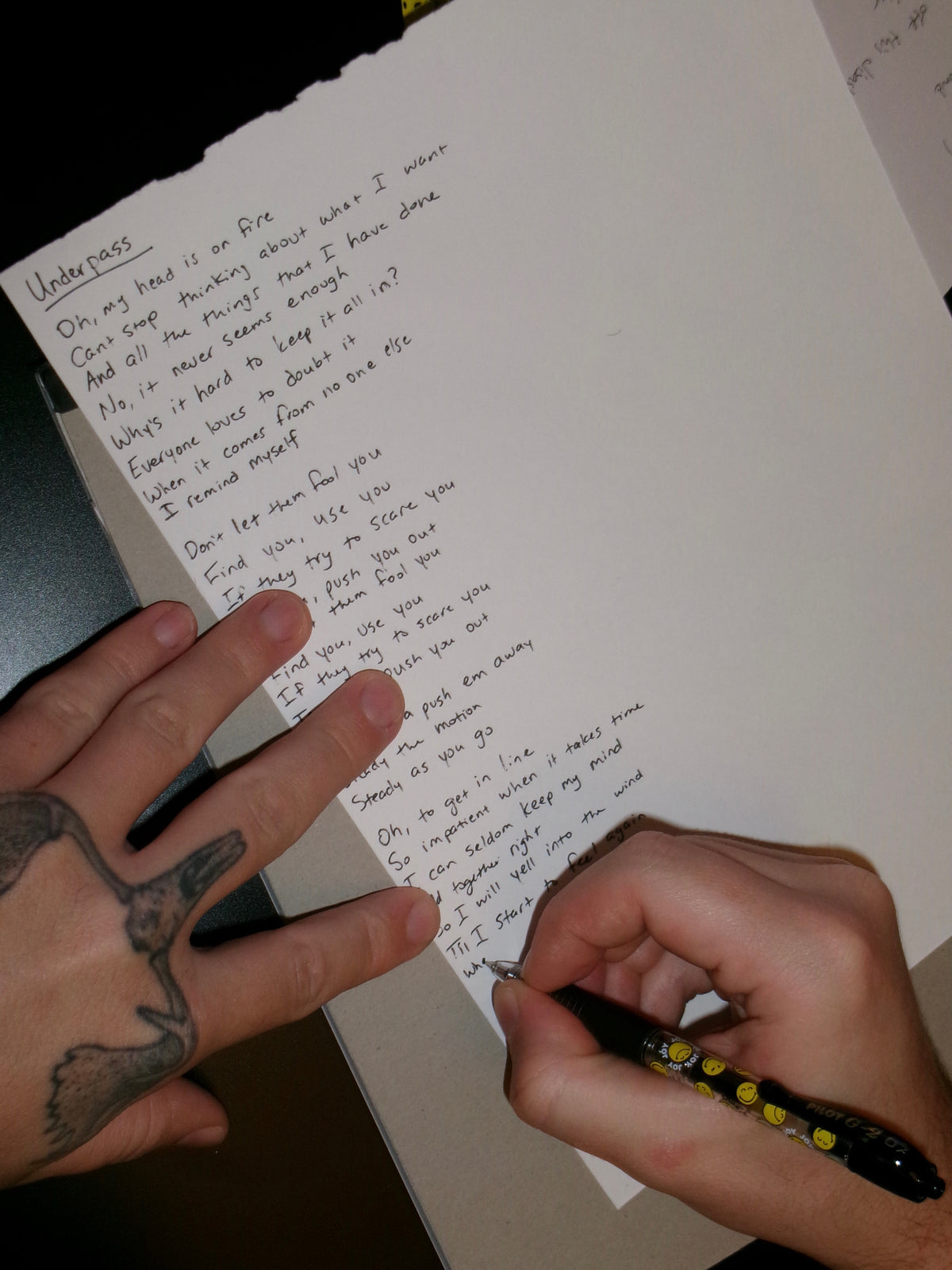 Handwritten & Signed Lyric Sheet Bundles